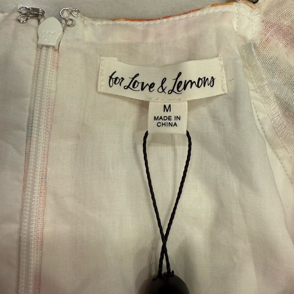 For Love & Lemons Julep Dress Size Medium Floral Mini Dress NWT - Picture 7 of 16